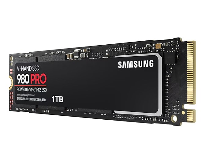 Ổ cứng SSD gắn trong Samsung 980 PRO 1TB PCIe Gen 4.0 x4 NVMe V-NAND M.2 2280 upto 7000MB/s (MZ-V8P1T0BW)