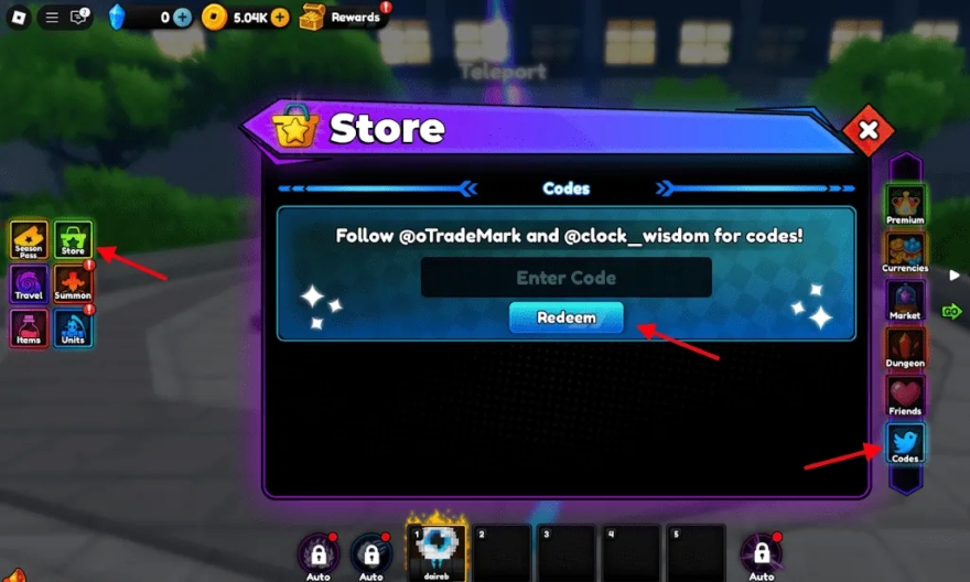 Tổng hợp các code Anime Rising mới nhất 2025