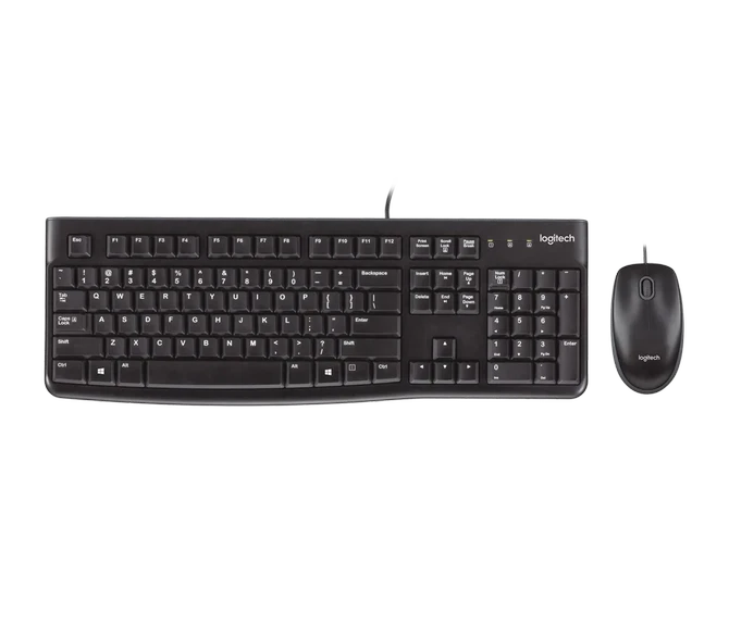 Bộ bàn phím và chuột có dây Logitech MK120
