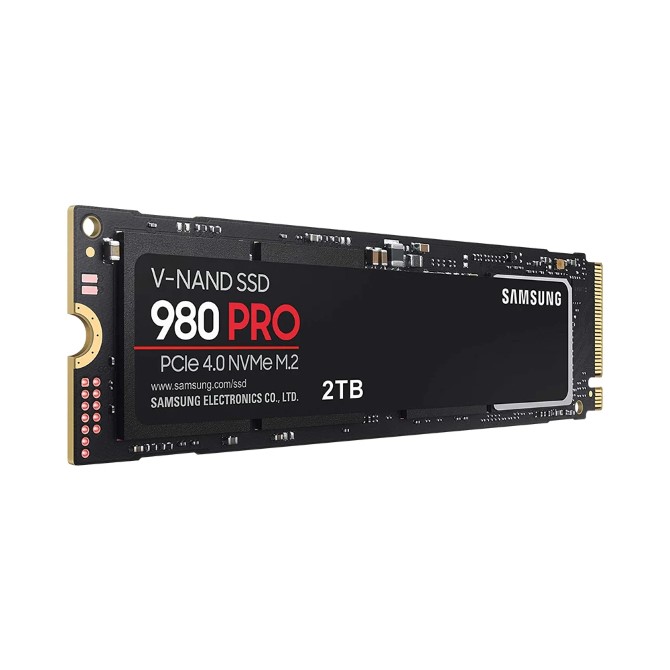 Ổ cứng SSD gắn trong Samsung 980 PRO 2TB PCIe Gen 4.0 x4 NVMe V-NAND M.2 2280 upto 7000MB/s (MZ-V8P2T0BW)