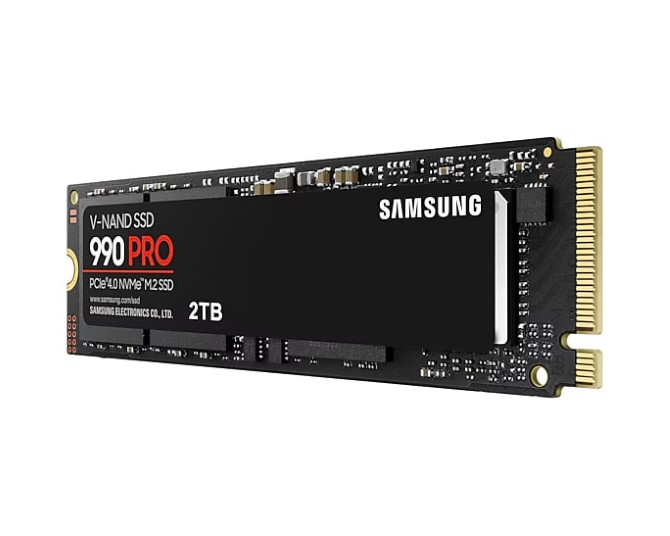 Ổ cứng SSD gắn trong Samsung 990 PRO 2TB PCIe Gen 4.0 x4 NVMe V-NAND M.2 2280 upto 7450MB/s (MZ-V9P2T0BW)