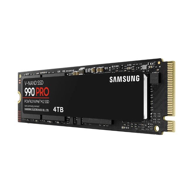 Ổ cứng SSD gắn trong Samsung 990 PRO 4TB PCIe Gen 4.0 x4 NVMe V-NAND M.2 2280 upto 7450MB/s (MZ-V9P4T0BW)
