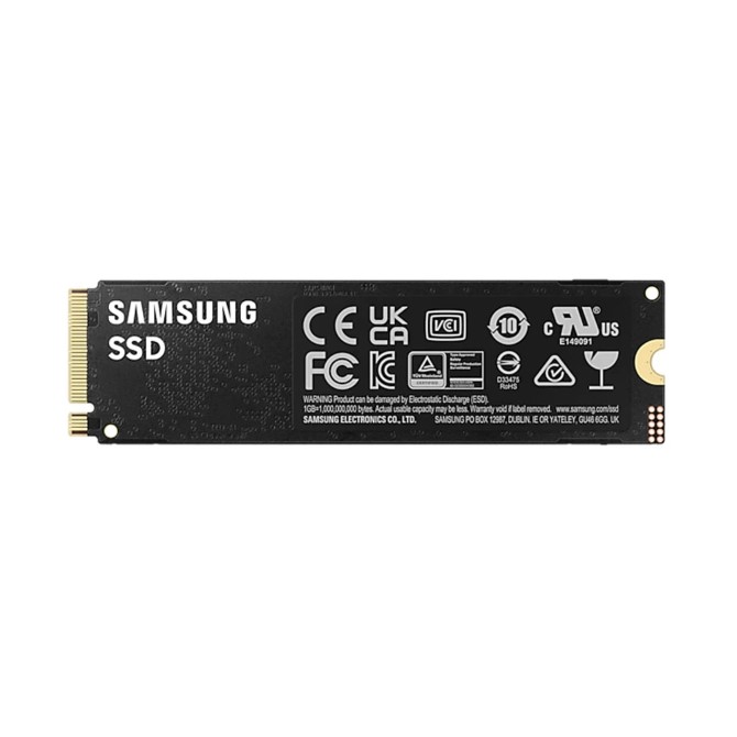 Ổ cứng SSD gắn trong Samsung 990 PRO 4TB PCIe Gen 4.0 x4 NVMe V-NAND M.2 2280 upto 7450MB/s (MZ-V9P4T0BW)