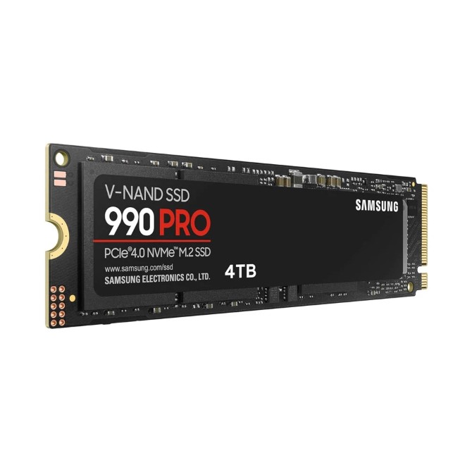 Ổ cứng SSD gắn trong Samsung 990 PRO 4TB PCIe Gen 4.0 x4 NVMe V-NAND M.2 2280 upto 7450MB/s (MZ-V9P4T0BW)