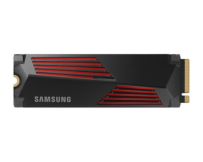 Ổ cứng SSD gắn trong Samsung 990 PRO Heatsink 1TB PCIe Gen 4.0 x4 NVMe V-NAND M.2 2280 upto 7450MB/s (MZ-V9P1T0CW)