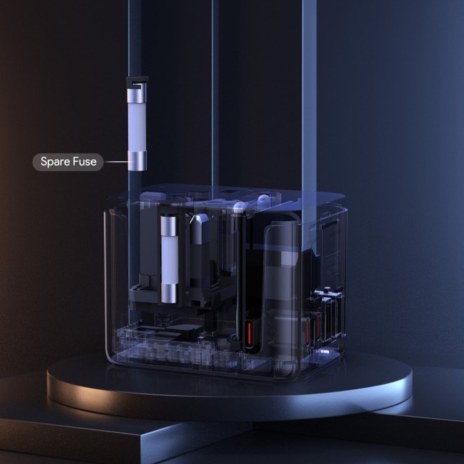 Sạc đa năng Aukey PD35W nhiều cổng Travel Mate PA-TA07A