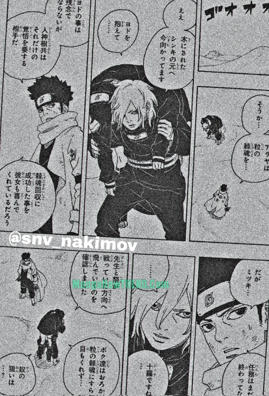 Spoiler Boruto chap 103