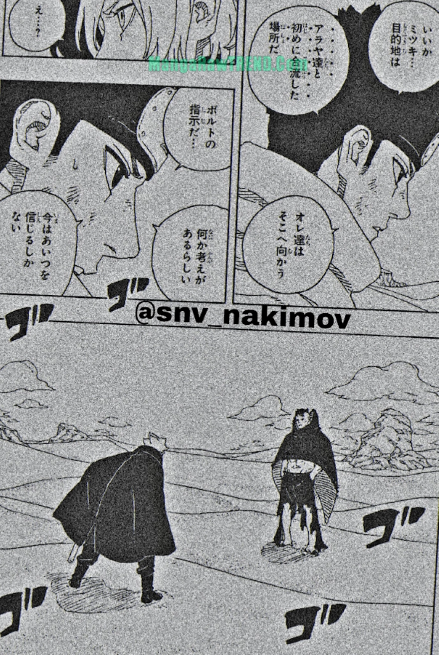 Spoiler Boruto chap 103