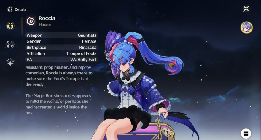 bộ kỹ năng của Phrolova Wuthering Waves