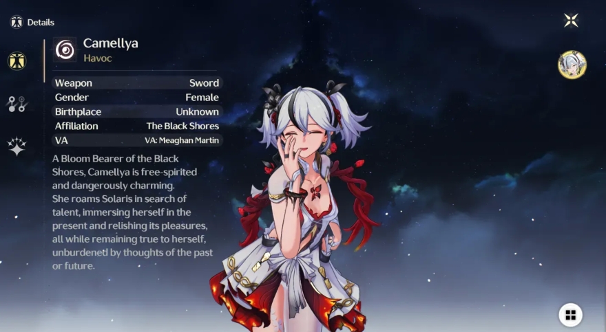 bộ kỹ năng của Phrolova Wuthering Waves