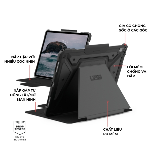 Tổng quan về các ưu điểm ốp lưng iPad Air 13 inch (M2/M3) UAG Metropolis SE