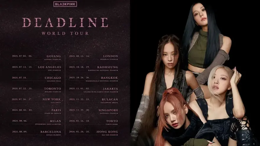 World Tour 2025 của BLACKPINK: Tất cả thông tin cần nắm