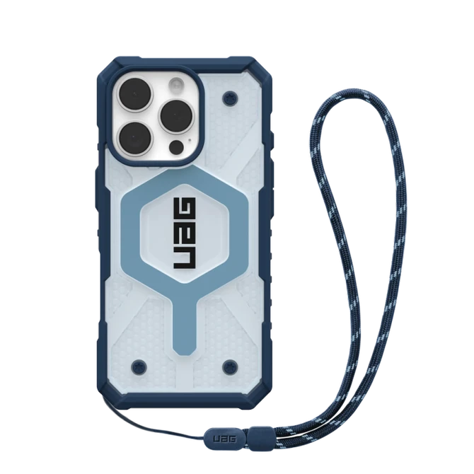 Ốp lưng Magsafe iPhone 16 Pro UAG Pathfinder Clear kèm dây đeo