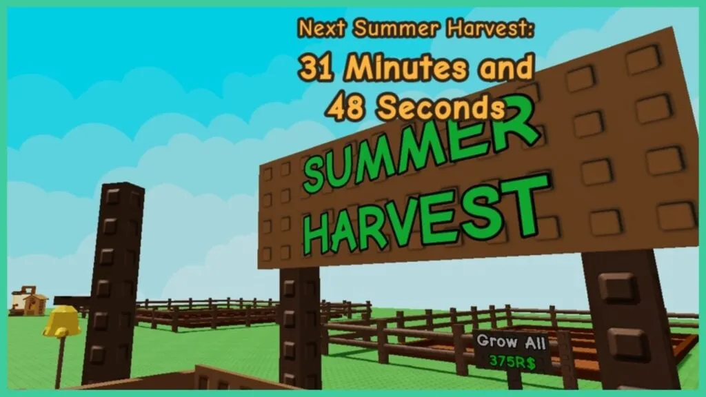 Grow a Garden tung bản cập nhật Mega Summer cực hot