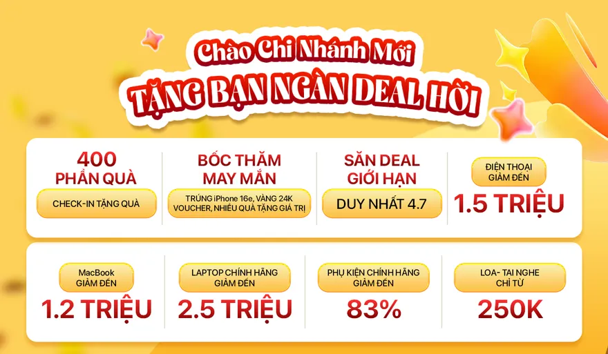 Khai trương chi nhánh Đạ Tẻh - Minh Tuấn Mobile sale sập sàn