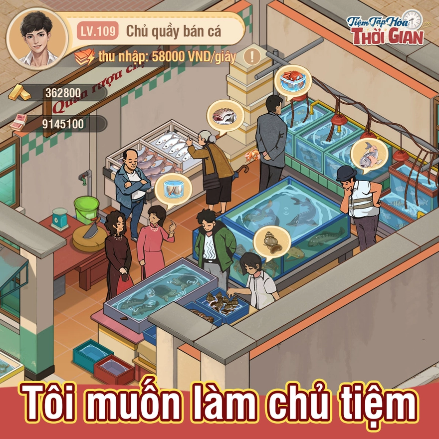 Cẩm nang chơi game Tiệm Tạp Hóa Thời Gian chi tiết