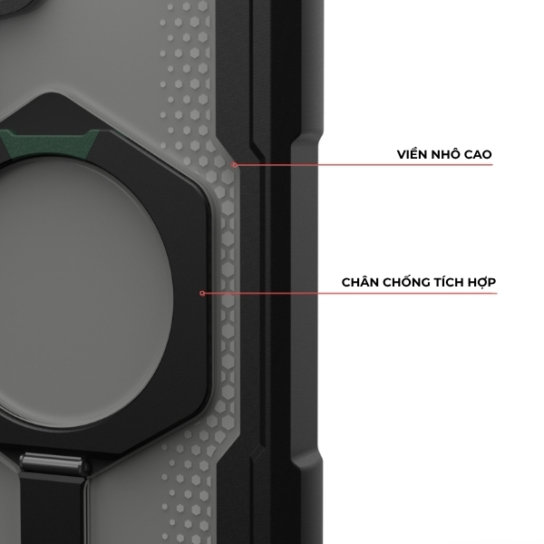 Chân chống tích hợp tiện lợi