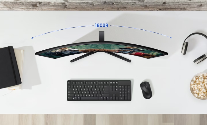 Màn hình cong và mượt