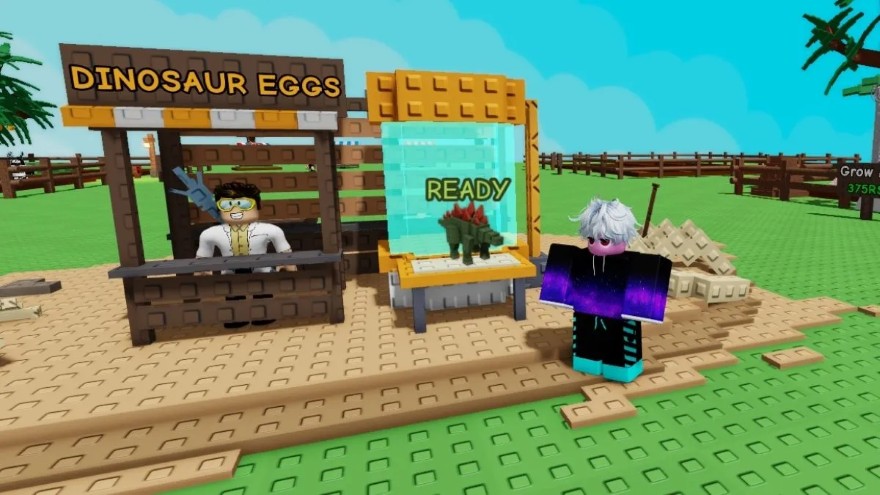 Grow a Garden Cách nhận Dinosaur Egg và thú cưng