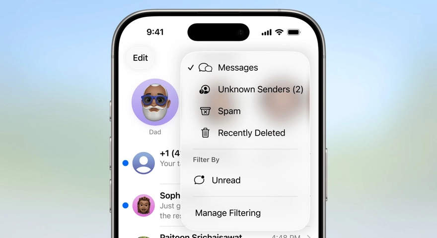 iOS 26 chặn tin nhắn không mong muốn như thế nào?
