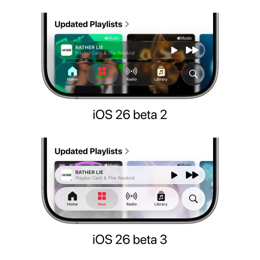 Có gì mới trong iOS 26 Beta 3?