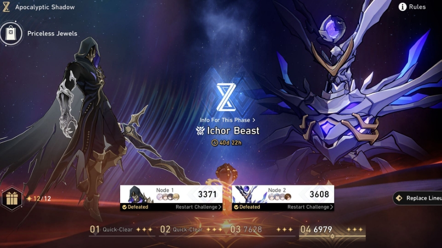 Những đội hình tốt nhất cho chế độ Ảo Ảnh Tận Thế 3.4 HSR