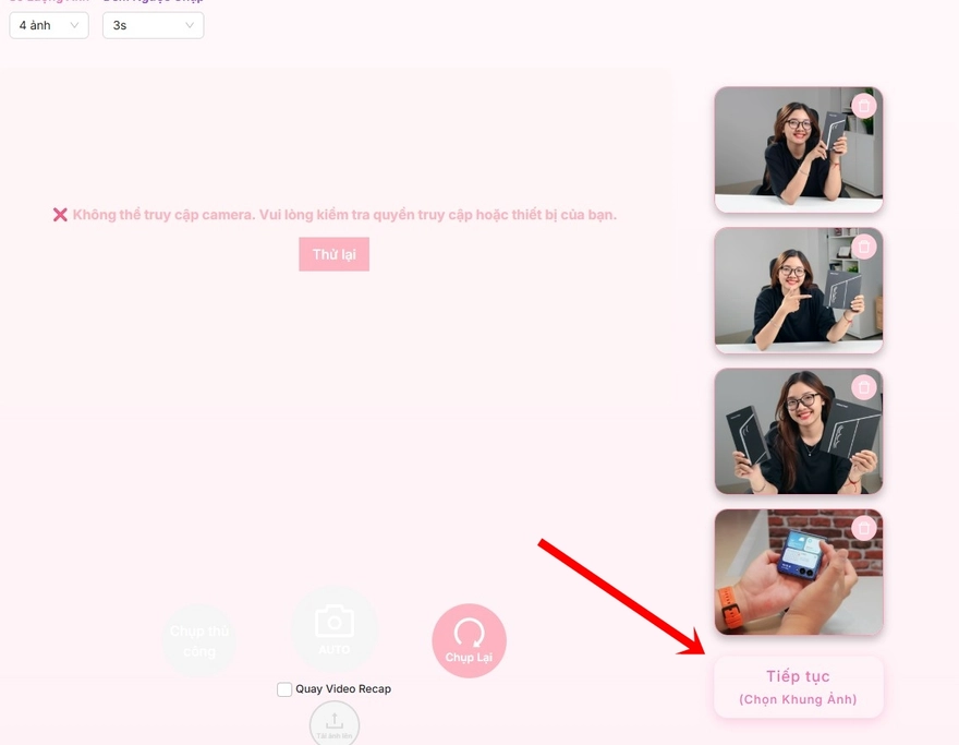 Cách chụp ảnh photobooth online miễn phí