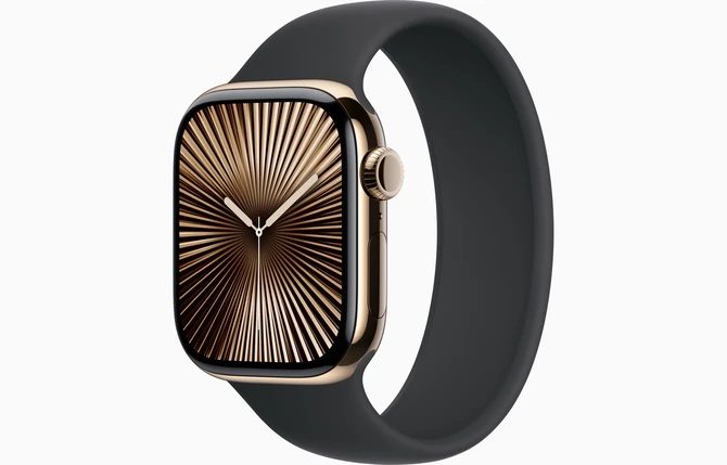 Apple Watch S10 LTE 42mm Viền Titan Dây Cao Su - Chính hãng VN/A