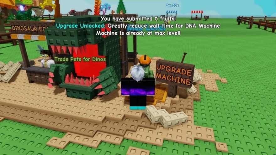 Cách nâng cấp máy DNA để nhận pet hiếm Grow a Garden