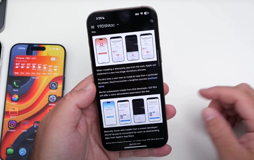 Đánh giá nhanh iOS 18.6 Beta 3 vừa ra met