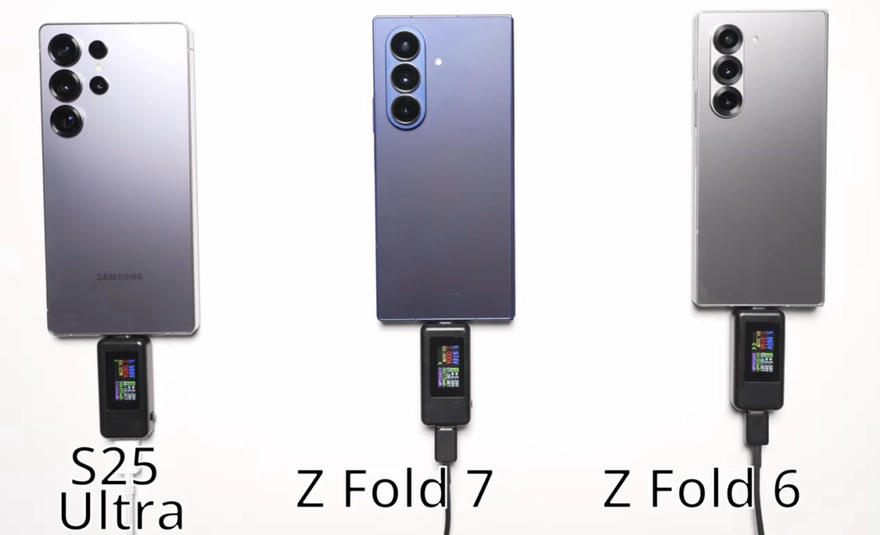 Đánh giá tốc độ sạc của Galaxy Z Fold7 