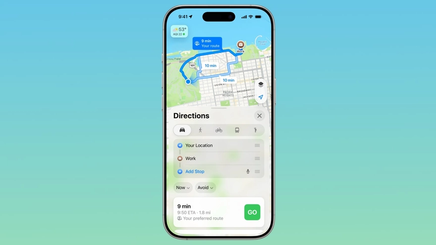 iOS 26: Những đổi mới về Apple Maps chi tiết