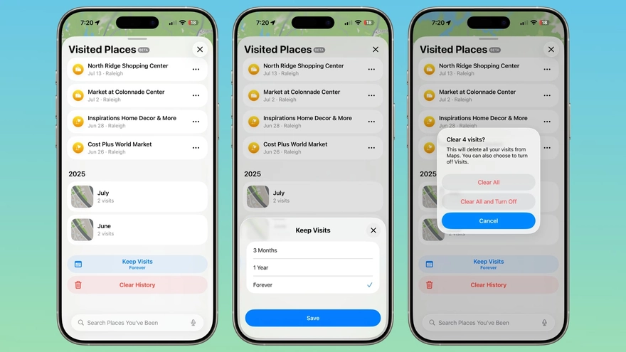 iOS 26: Những đổi mới về Apple Maps chi tiết
