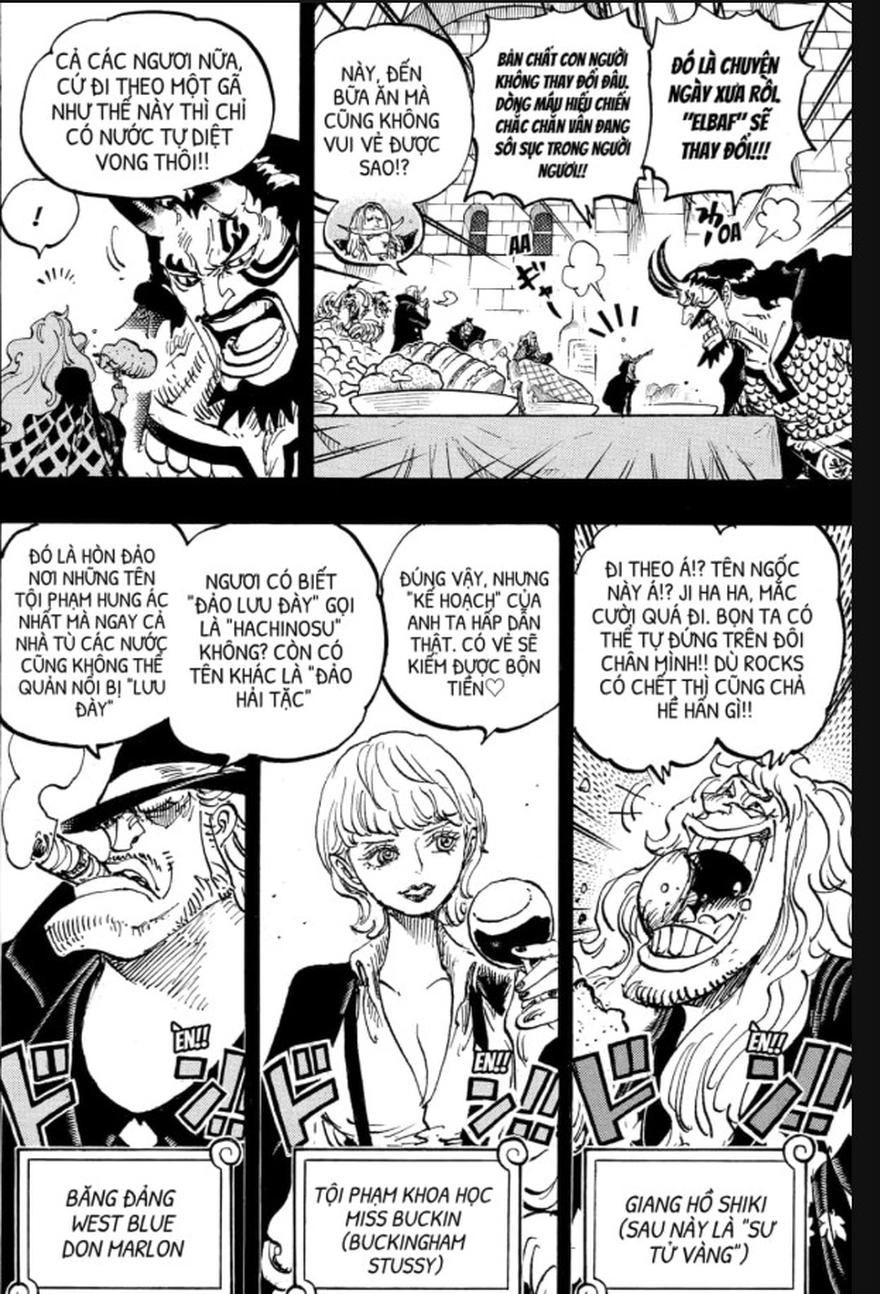 Dự đoán One Piece Chap 1156: Bí ẩn Rồng Vàng