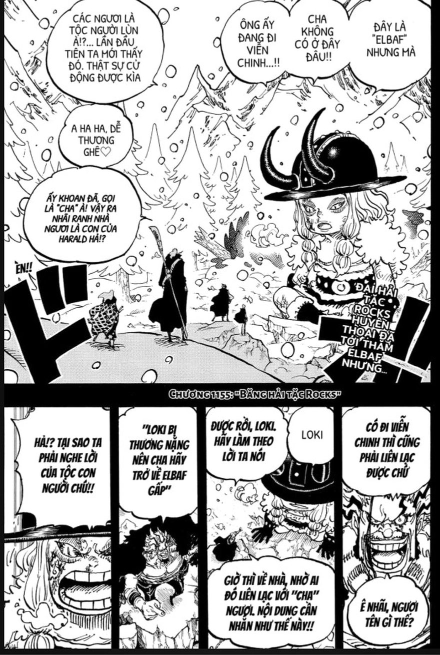Spoiler One Piece chap 1155: Băng Hải Tặc Rocks
