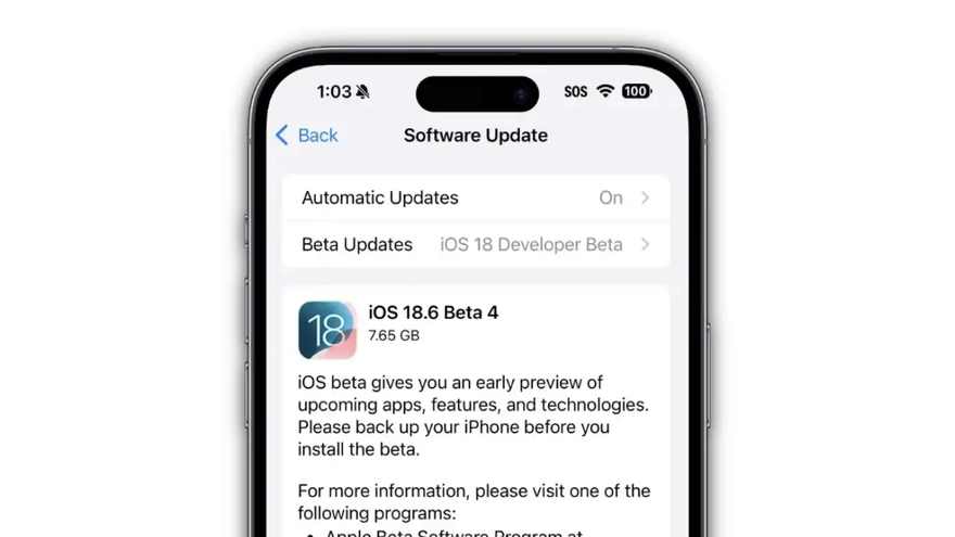 Đánh giá thời lượng pin và hiệu suất của iOS 18.6 RC