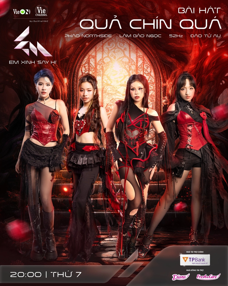 Lời bài hát Quả Chín Quá - Em Xinh Say Hi Live Stage 3