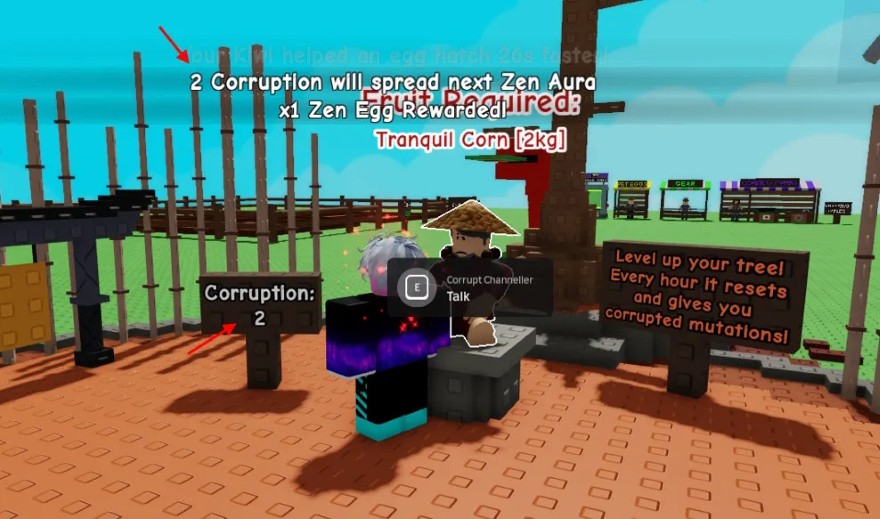 Grow a Garden Hướng dẫn kiếm điểm Corruption