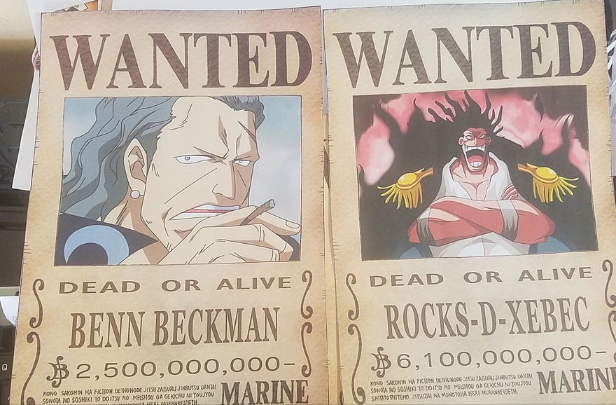 One Piece: Tiền truy nã Rocks: Buggy có sánh bằng?