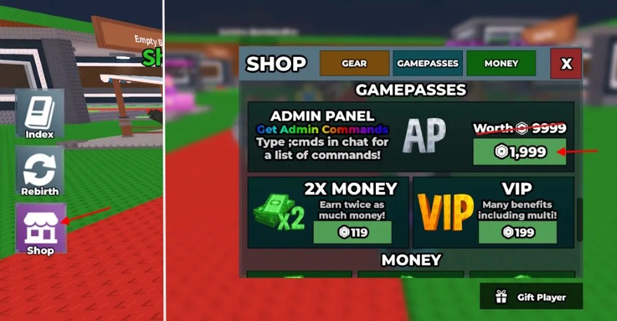 Tất cả lệnh Admin trong Steal a Brainrot