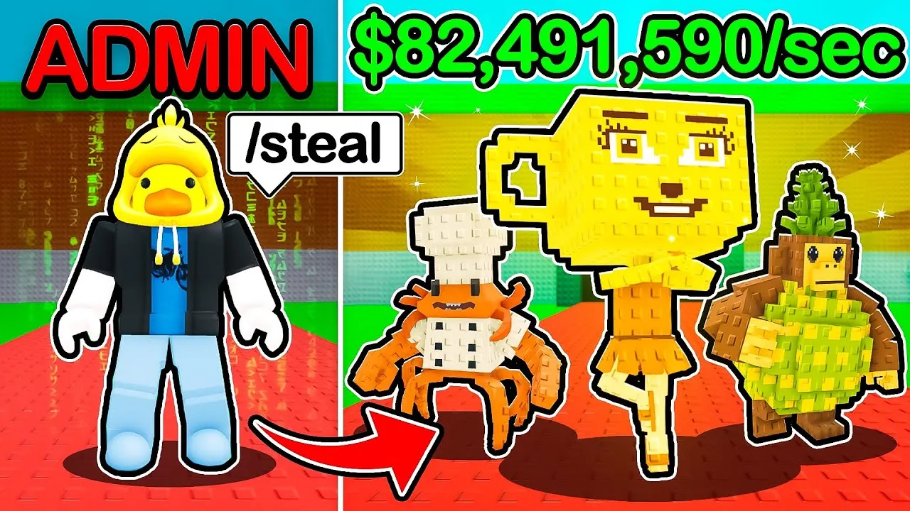 Tất cả lệnh Admin trong Steal a Brainrot