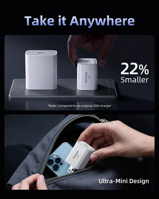 Cốc sạc nhanh Innostyle 20W Type-C GoCharge PD/PPS