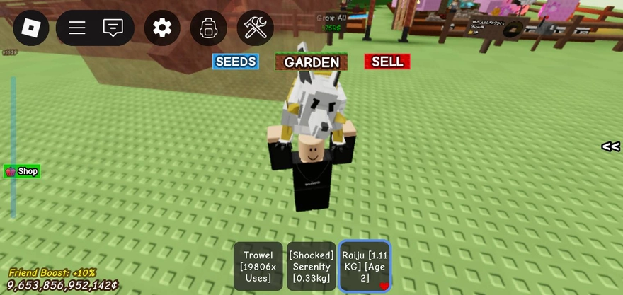 Cách sở hữu Raiju trong Grow A Garden