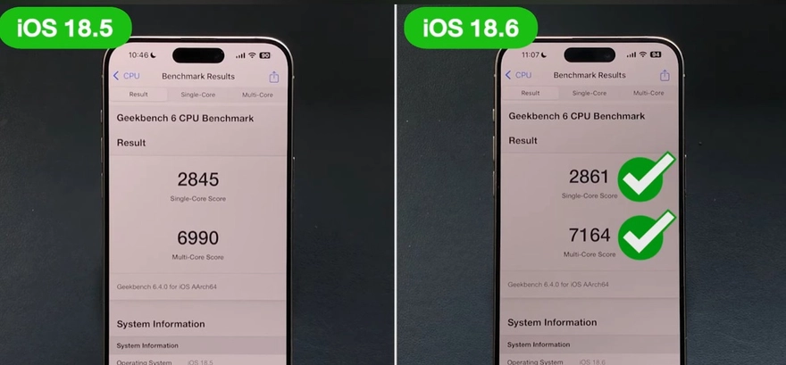 So sánh iOS 18.6 và iOS 18.5: Bản nào tốt hơn?