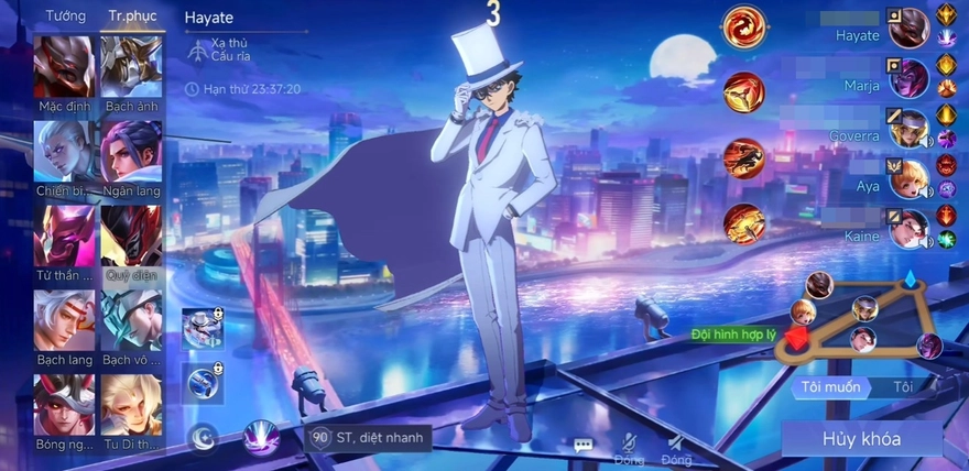 Review skin Kaito Kid trong Liên Quân Mobile