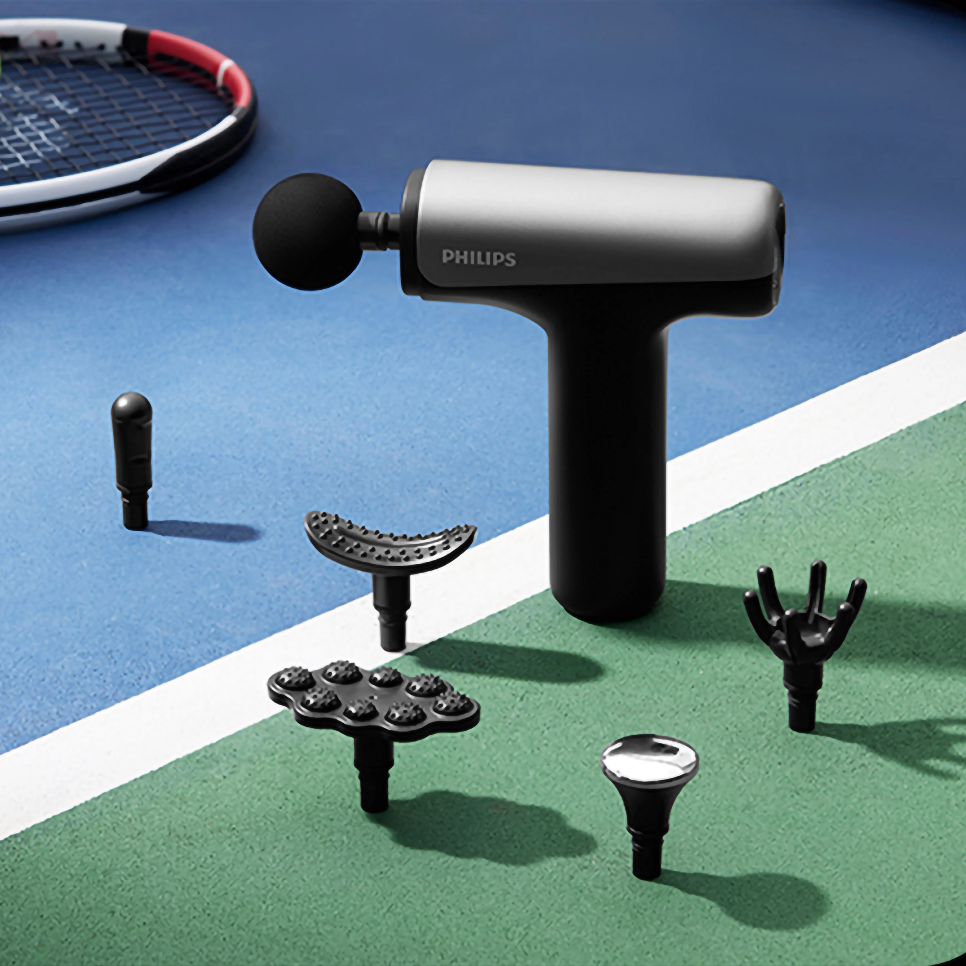 Tùy chỉnh với 6 đầu massage và 5 cấp độ