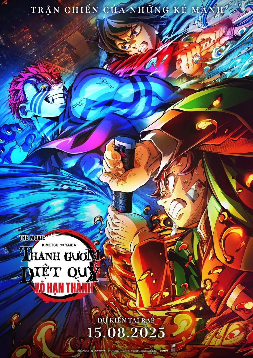 Lịch chiếu Thanh Gươm Diệt Quỷ: Vô Hạn Thành tại Việt Nam