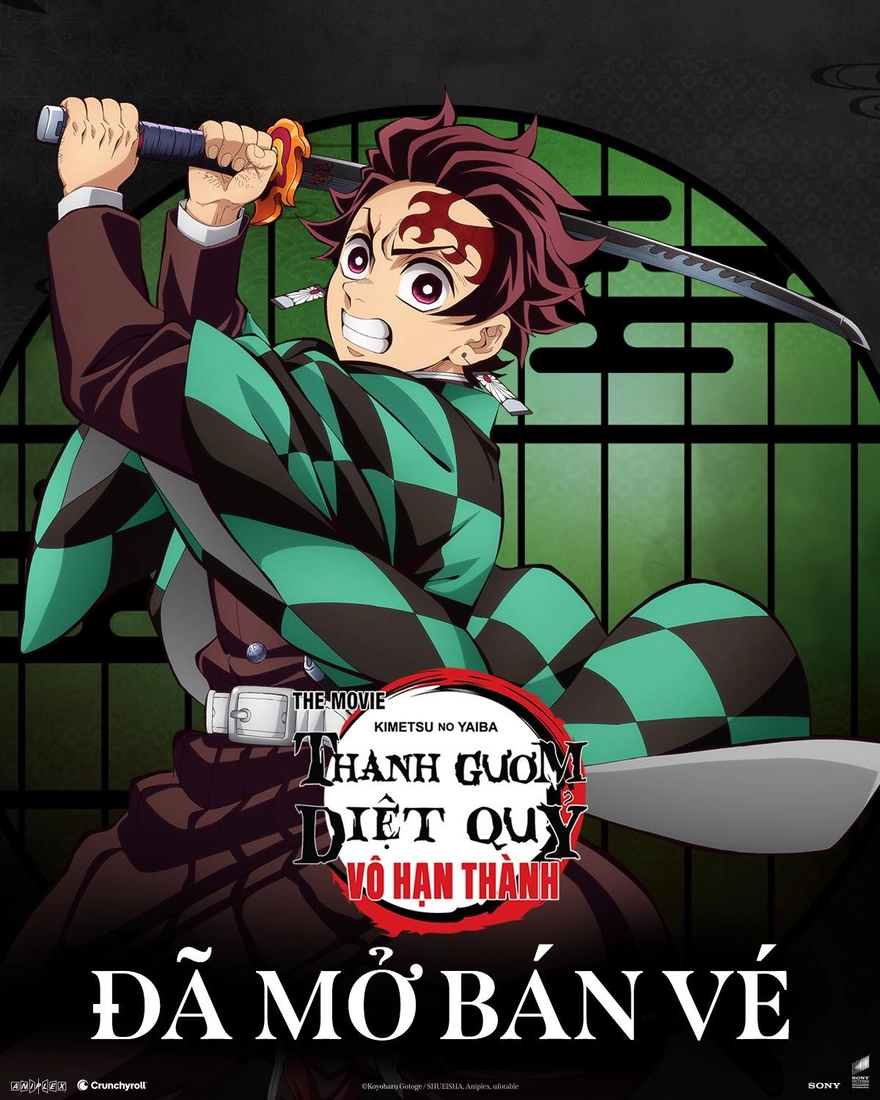 Lịch chiếu Thanh Gươm Diệt Quỷ: Vô Hạn Thành tại Việt Nam