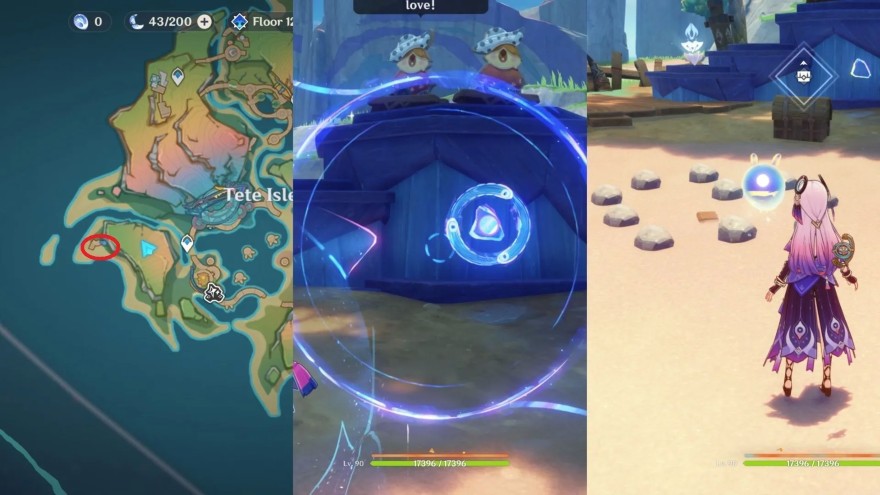 Genshin Impact 5.8 vị trí 7 chiếc rương ẩn 