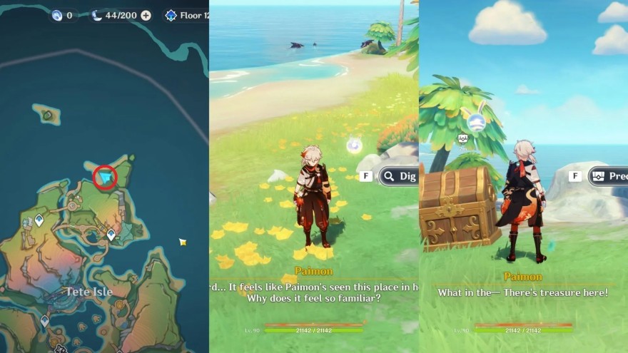 Genshin Impact 5.8 vị trí 7 chiếc rương ẩn 